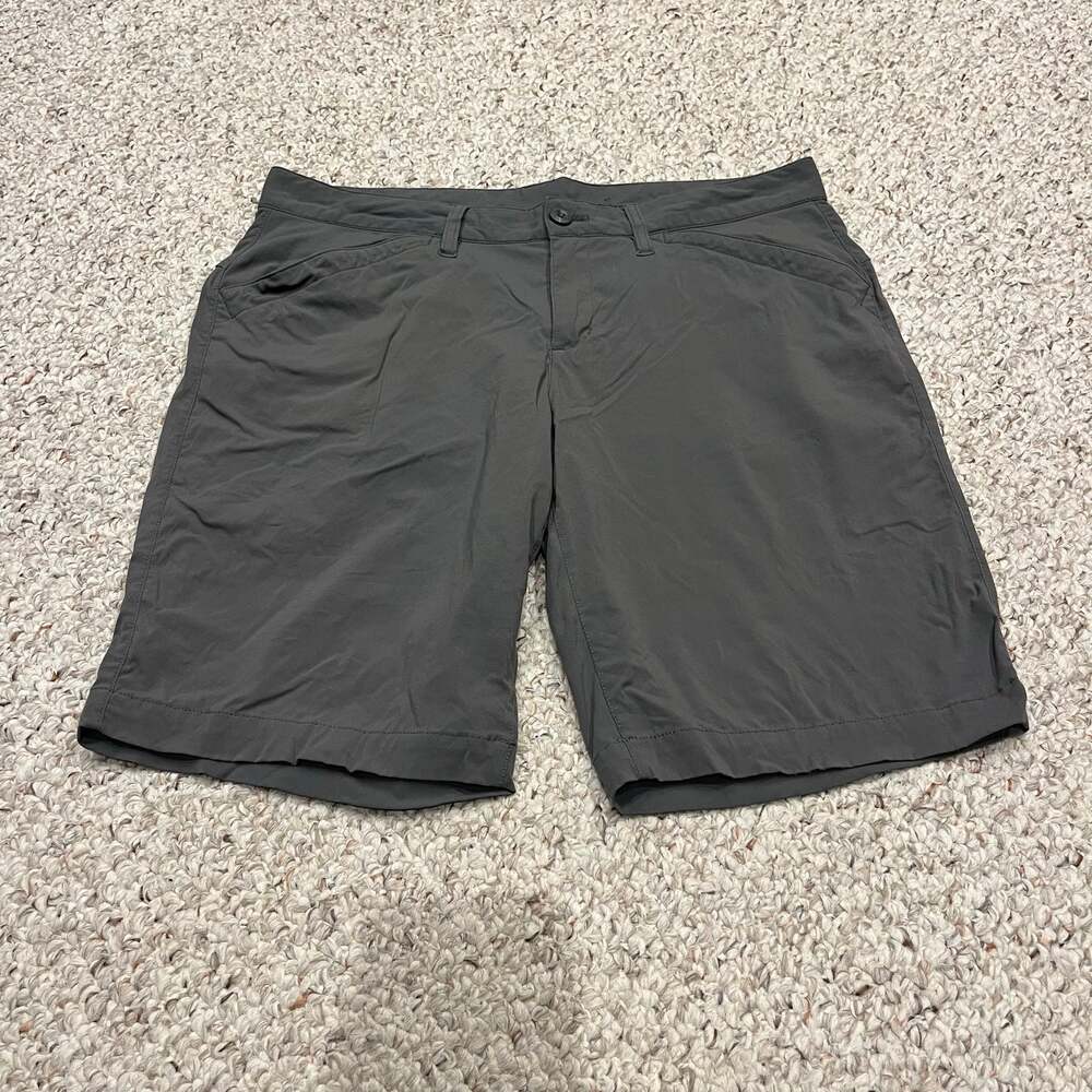 Eddie Bauer Travex Stretch Hiking Shorts 8 Gray Outdoor Gorpcore Trail Casual
